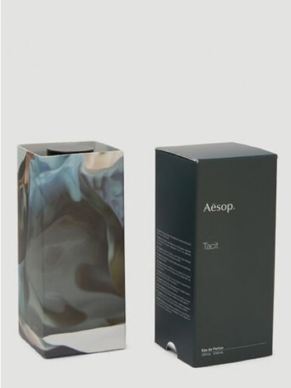 Aesop Tacit Decorative Candle Holder in Green & Gray